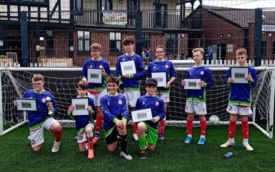 End of season match and presentation